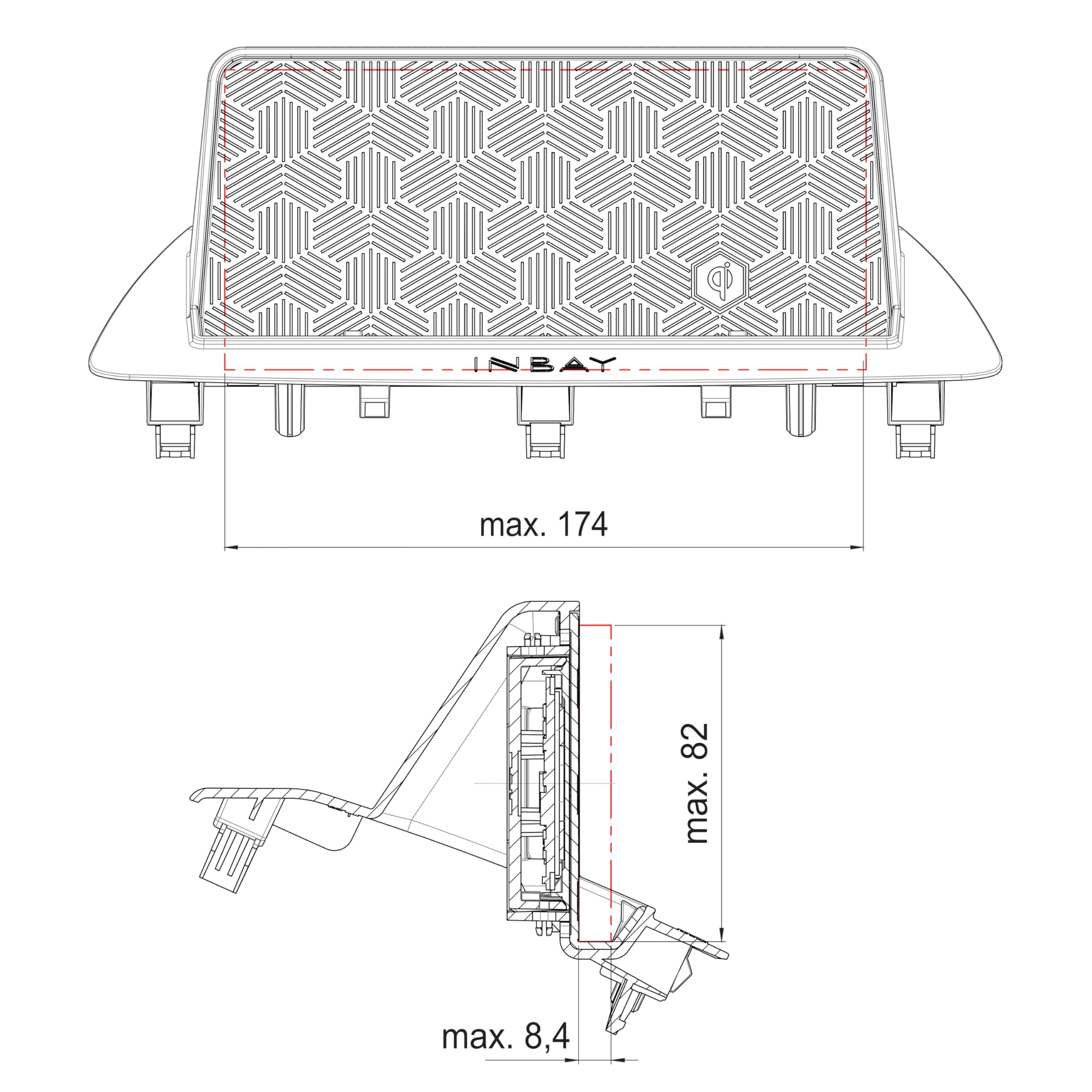 Inbay Półka do Ford Transit (FD) 06/2019-2023, 10W - 241114-60-1