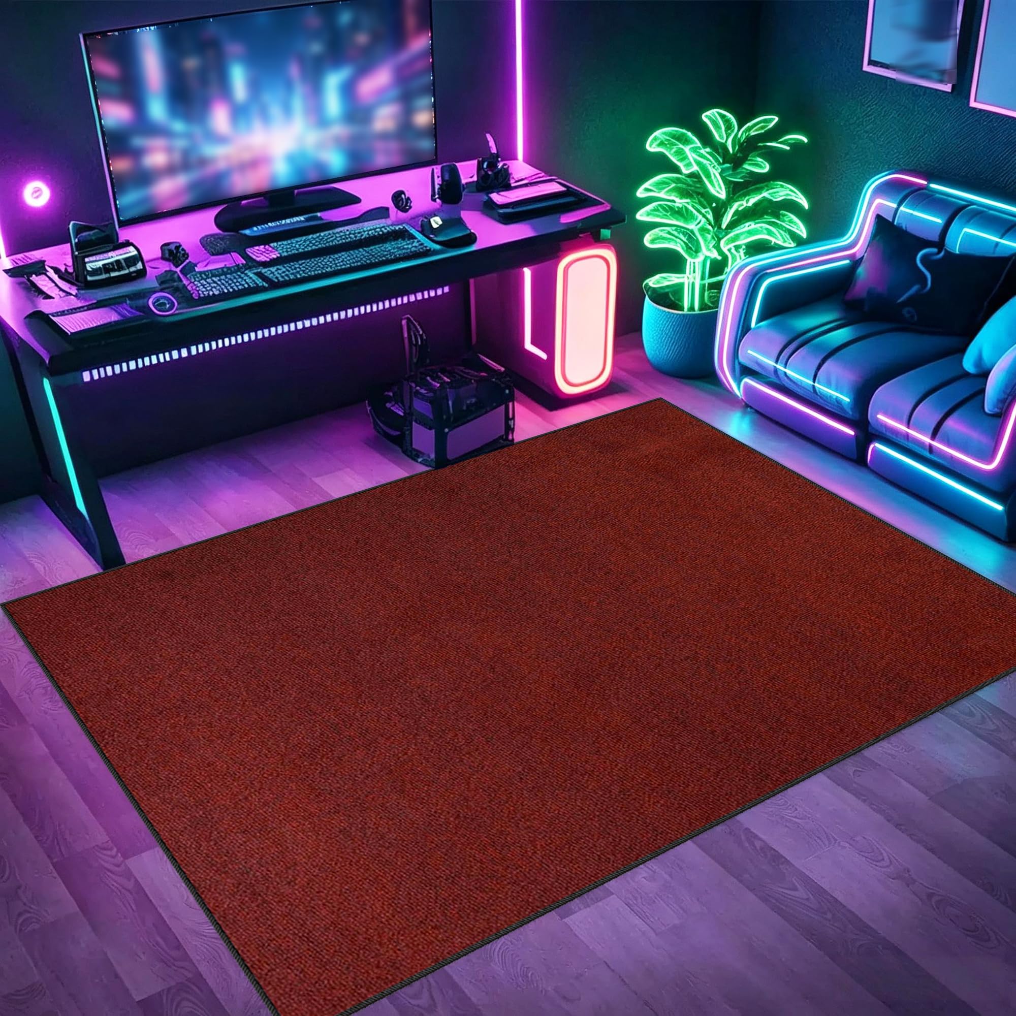 Tapis de jeu pour décoration de salle de jeux et coin tech ado