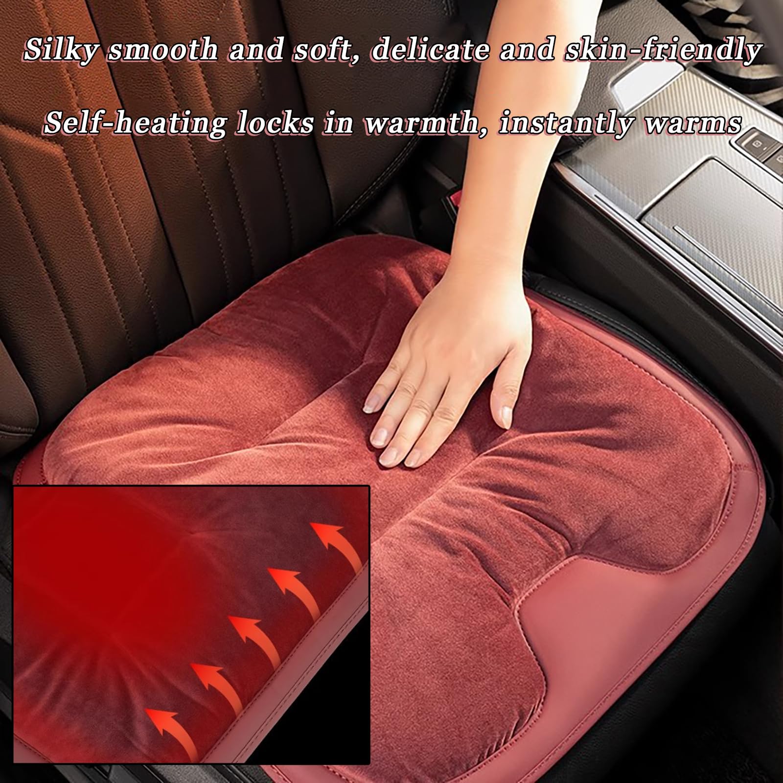 Cuscino Sedile Auto per Toyota BB 20 Series Harrier 60 Series Harrier 80 Series, Traspirante Antiscivolo Seduta Protezione Sedile Anteriore Comfort Cuscino Coprisedili Posteriori Auto,B