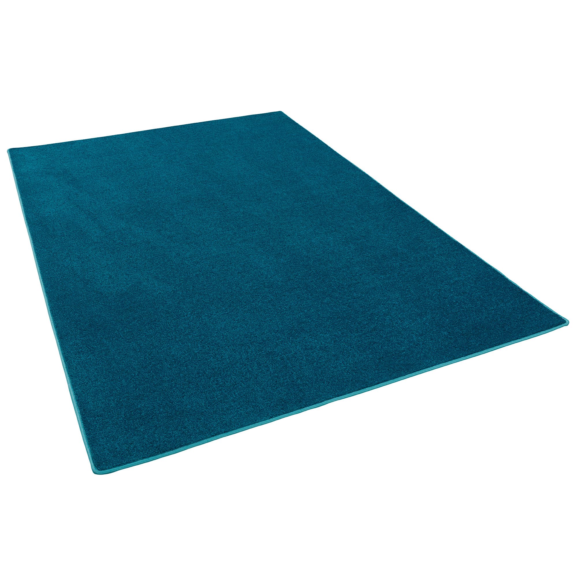 Snapstyle Luna - Tapis Velours à Poils Longs - Pétrole