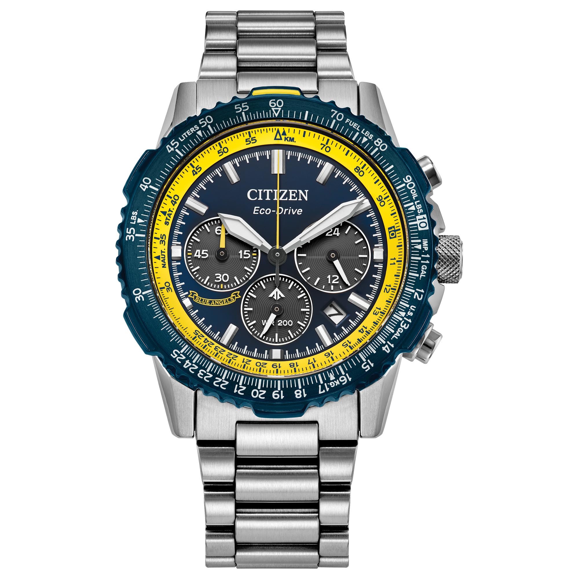 Citizen Eco-Drive Blue Angels Promaster Navihawk Watch, front view