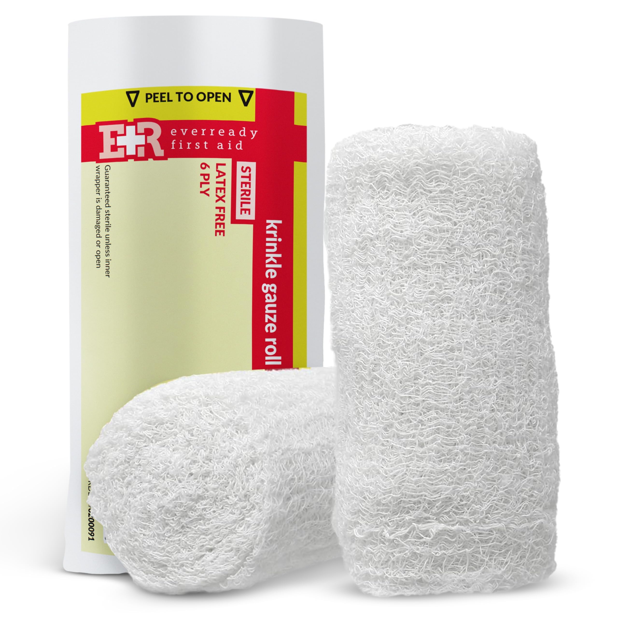 Amazon.com: Ever Ready First Aid Sterile Krinkle Kerlix Type 4 1/2
