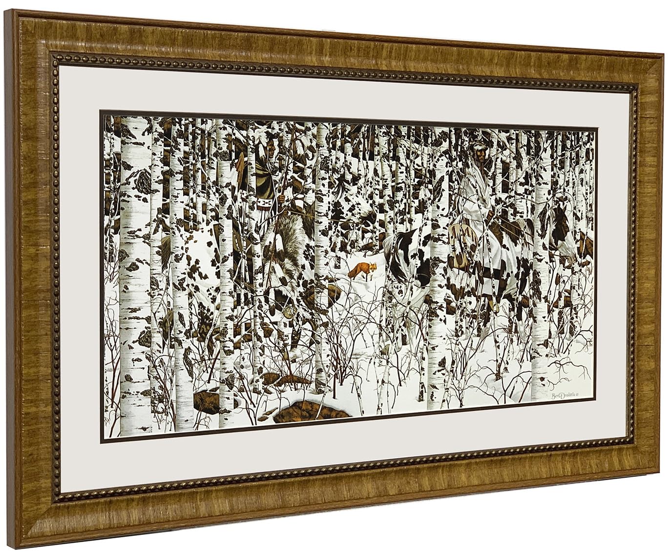 Amazon.com: Bev Doolittle Woodland Encounter Matted and Framed