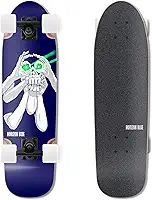HORIZON BLUE Dinghy Classic Cruiser Skateboard Complete - 28.5" Lightweight Commuter/Soft 63mm Wheels & Maple Deck