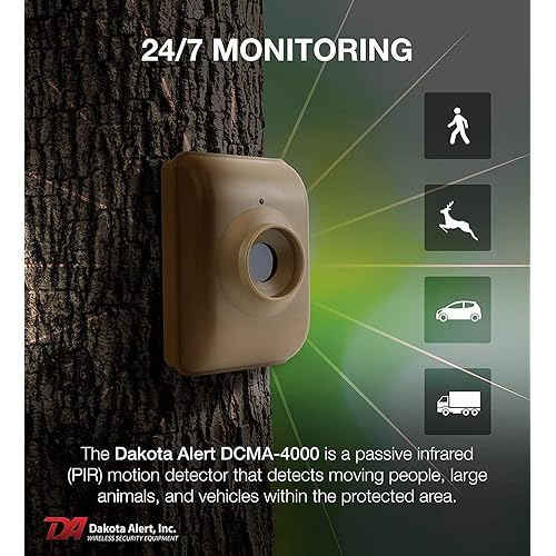 Long Range Wireless Driveway Motion Detector DCMA4000