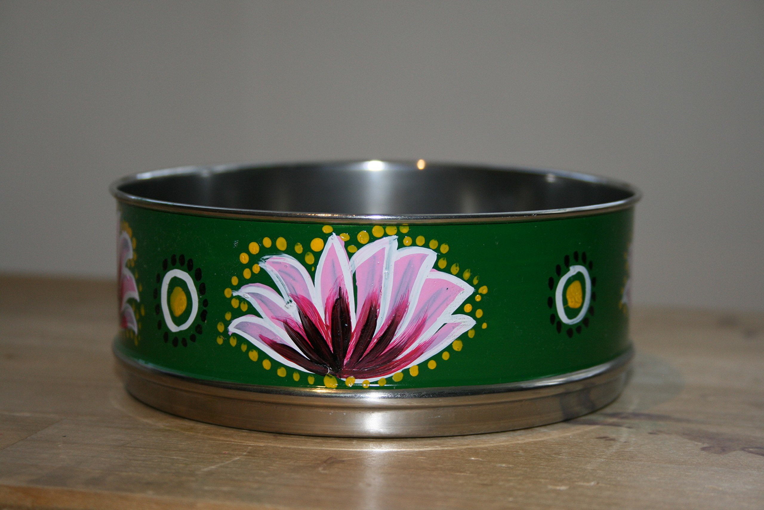 Indian-Tiffin Tiffin indien à 4 niveaux Motif Madhubani Peint à la main