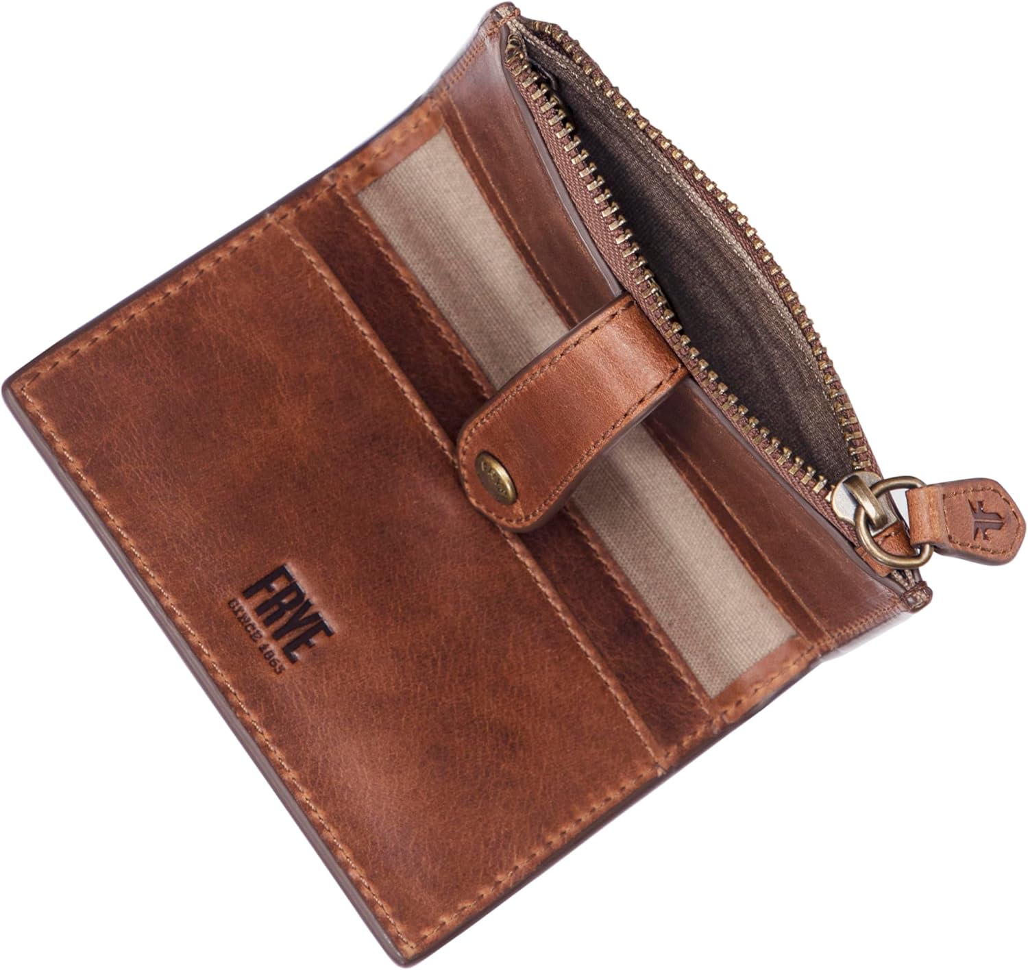 Melissa Coin Purse, Cognac, One Size - Image 3