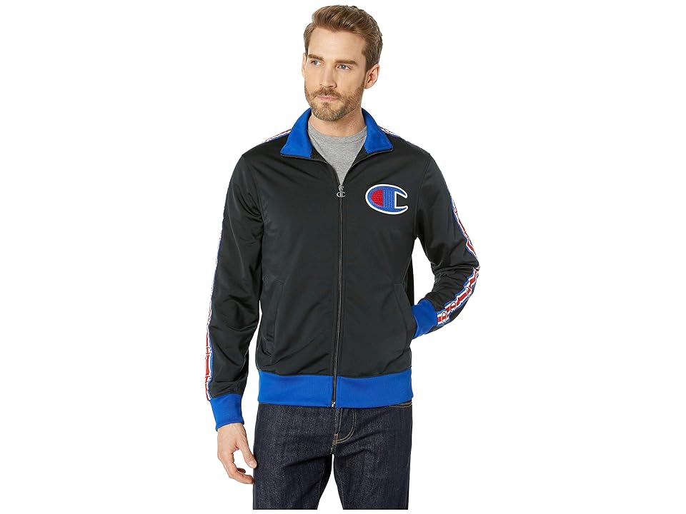 

Champion LIFE Track Jacket (Black) Men's Clothing