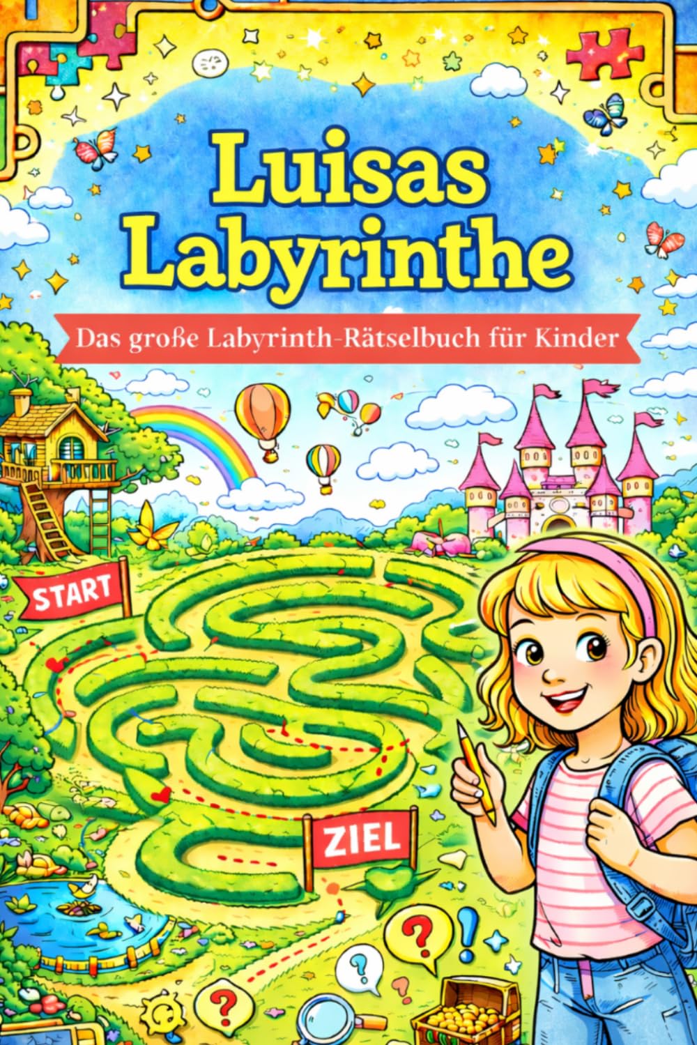 Luisas Labyrinthe: Das große Labyrinth-Rätselbuch für Kinder
