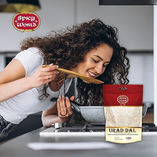 Miniatura 5 de Spicy World Urad Dal 4 libras (frijoles matpe divididos, Urid Dal) - Perfecto para Dosai, Idli, Vada y más