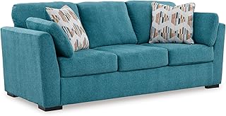 Signature Design by Ashley Keerwick Scandinavian Sofa with 4 Toss Pillow...