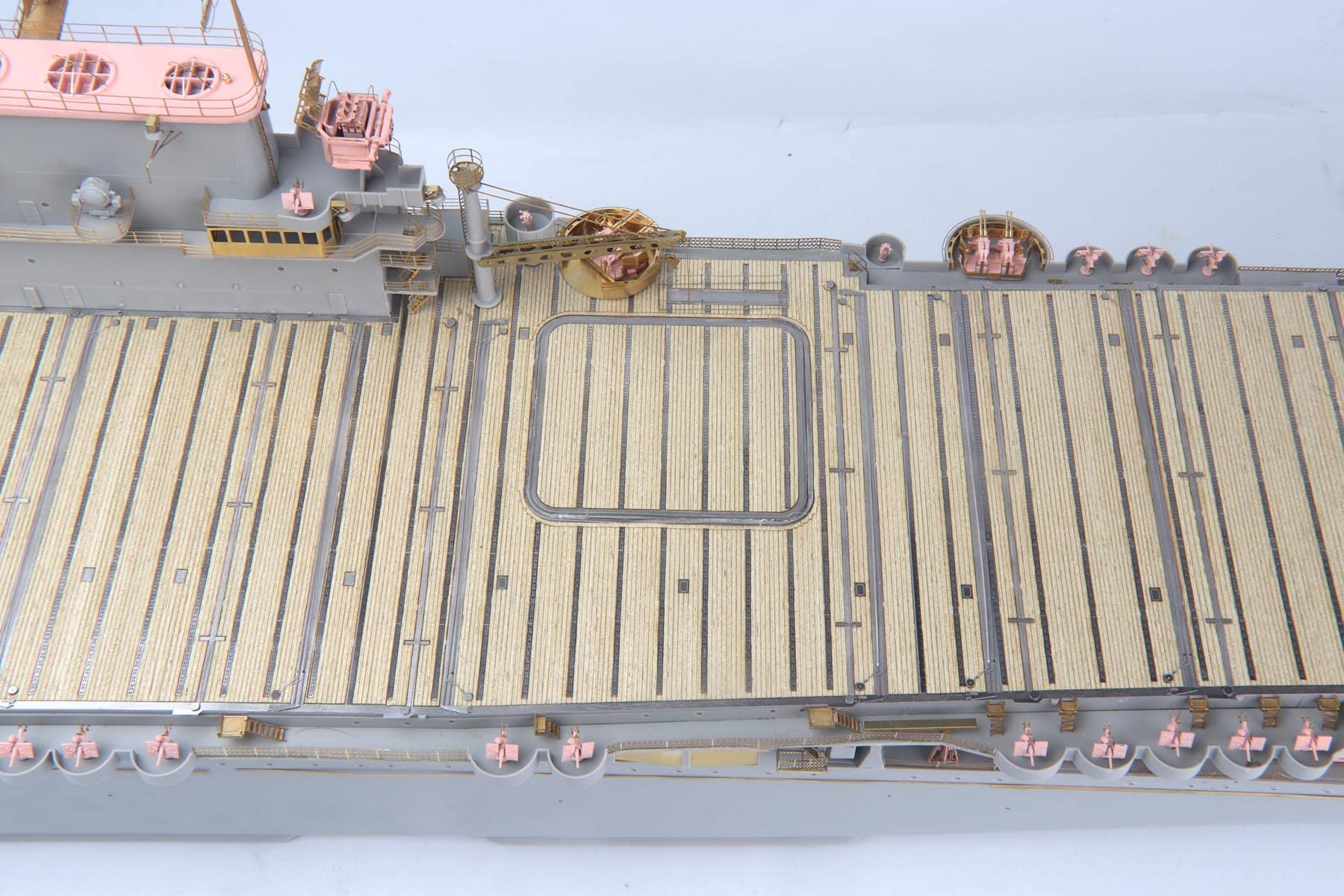 MK.1 Design 1/200 USS CV-6 Enterprise Holzdeck für Trompeter (nicht im Lieferumfang enthalten), Originalmodellbausatz, nur Detail-Up-Teile) (MD20023)