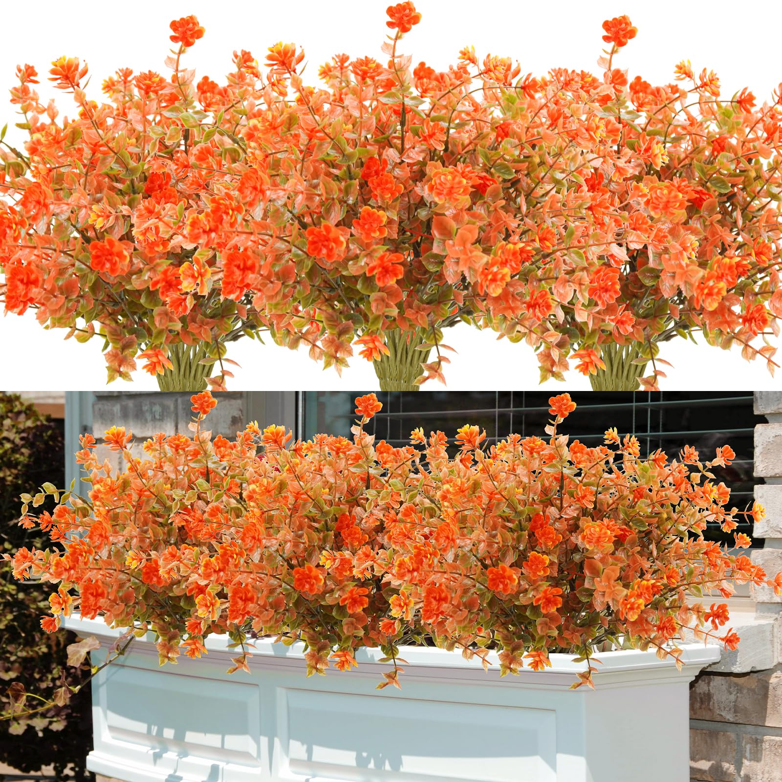 Uieke Artificial Fall Flowers UV Resistant