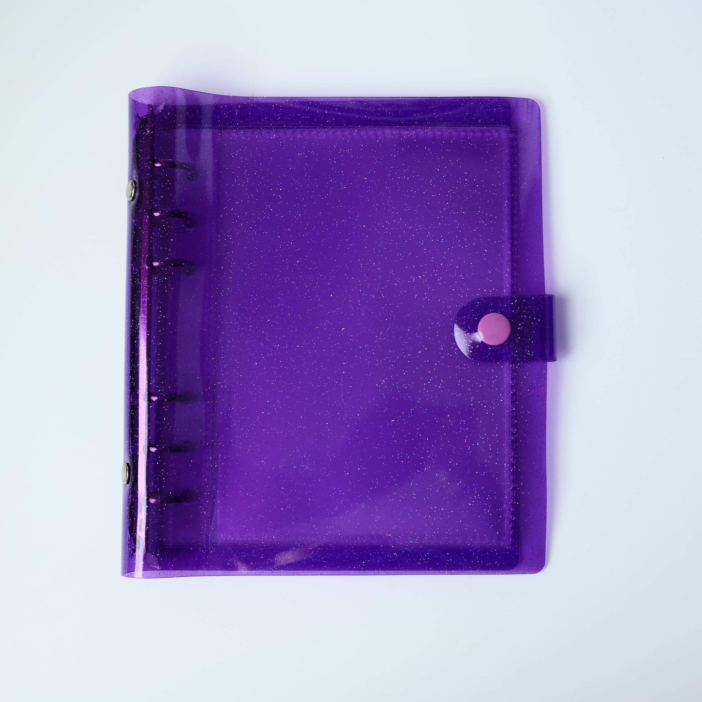 Álbum de fotos para tiras de 2x6 que evita arrugas con 20 fundas uva
