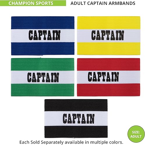 Miniatura 4 de Champion Sports Brazalete de capitán unisex para adultos, unisex, para hombre y mujer