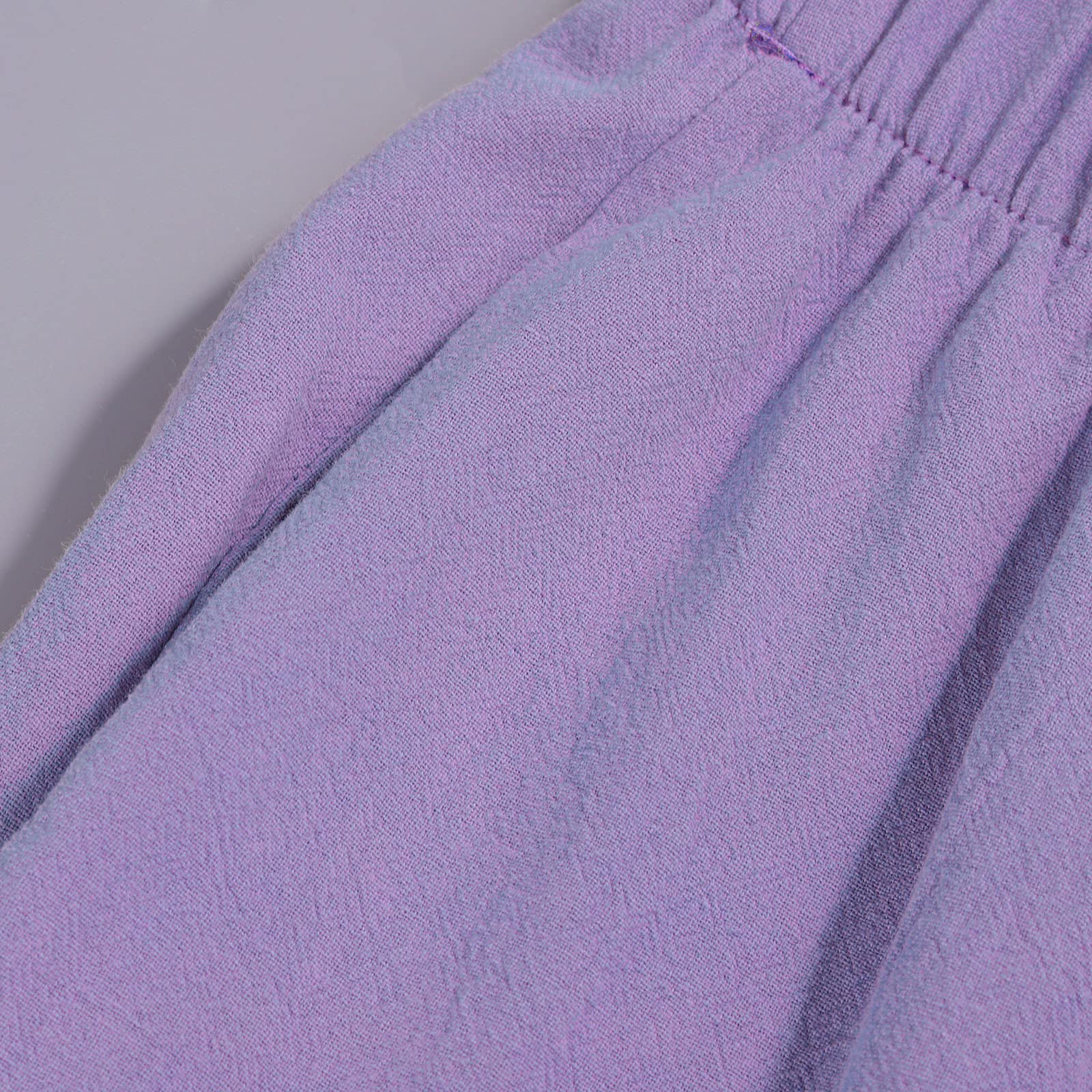 Pantalon en coton décontracté pour femme, taille haute, jambes droites, loisirs, maison, extérieur, quotidien