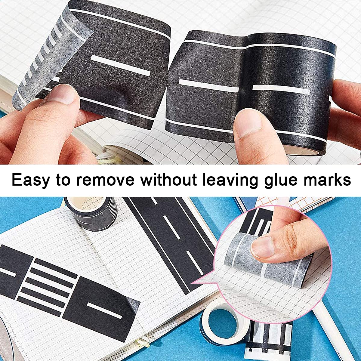 1 Jeu De Panneaux De Signalisation De Barrière De Circulation Simulés Avertissement De Barrage