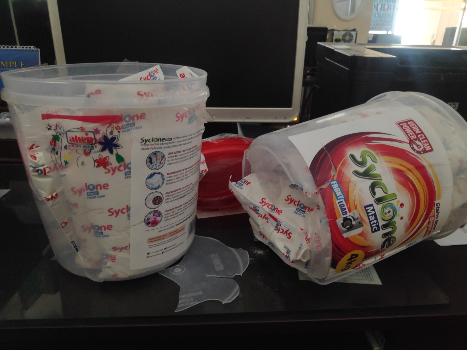 Syclone Matic Front Load Detergent Powder for Washing Machine, 4Kg