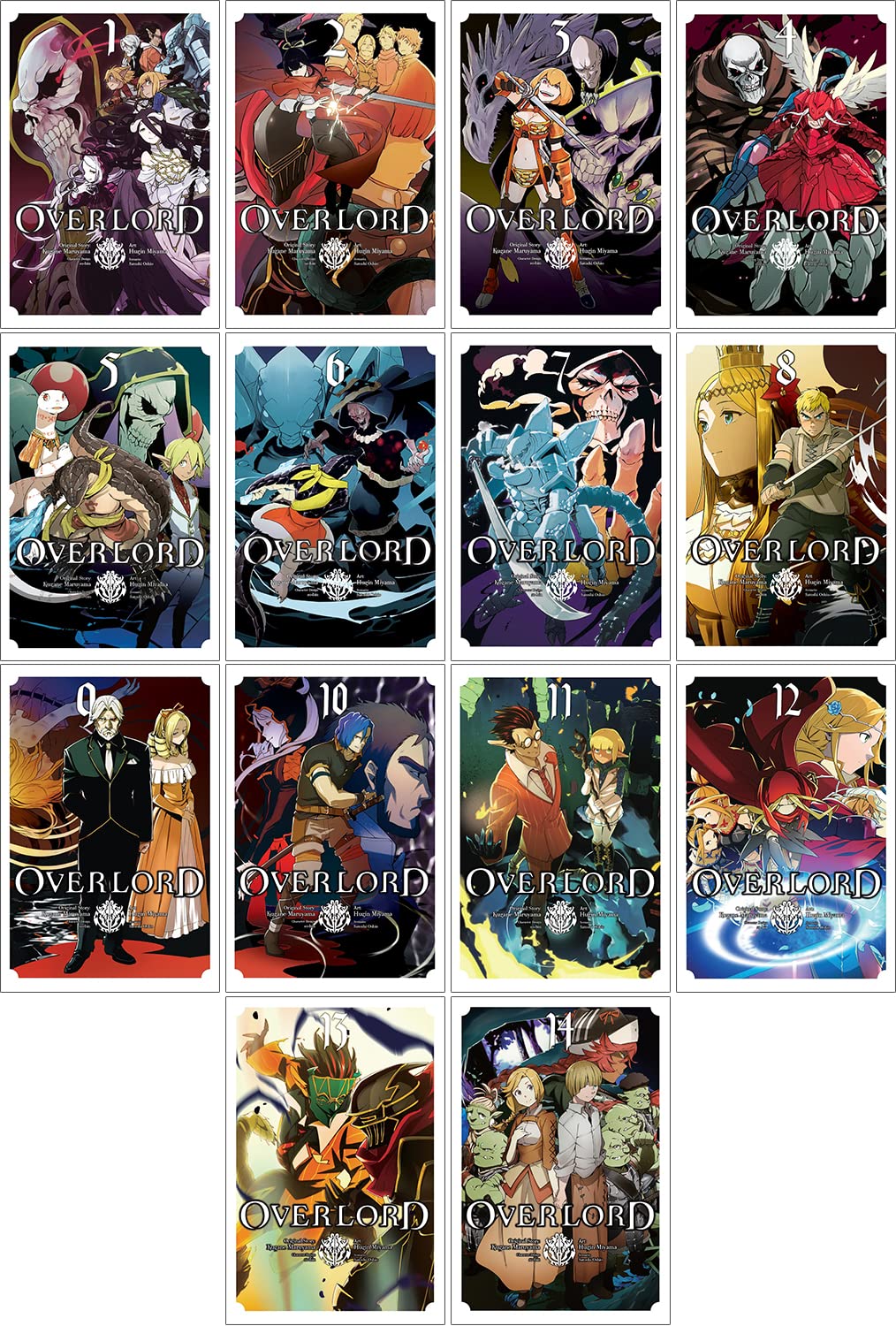 Overlord Manga 14-book Set: Vol. 1-14 | Amazon.com.br