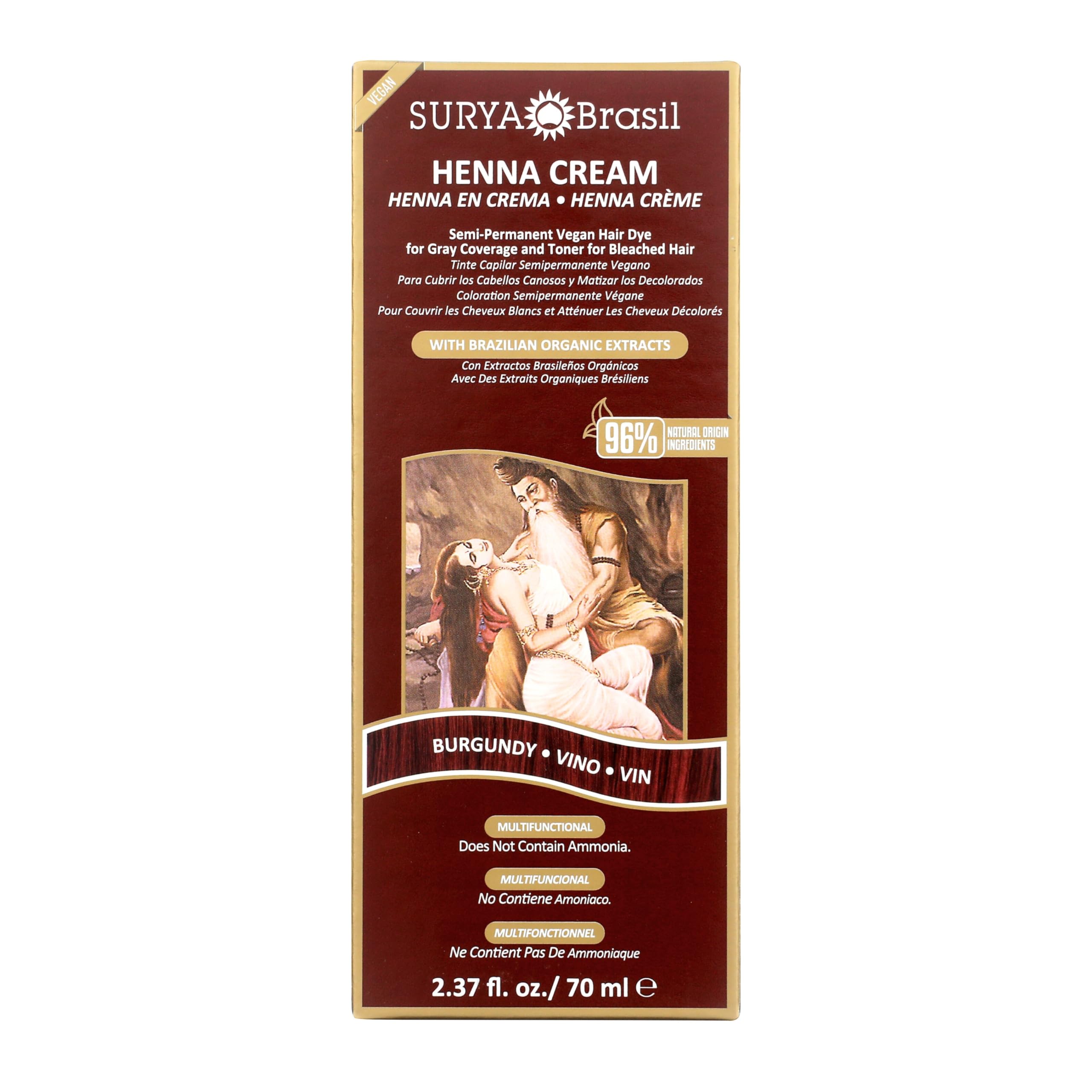 Products Henna Cream, Burgundy, 2.37 Fluid Ounce