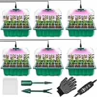 Kit Germinazione Semi Con Luci LED - 8 Vassoi 96 Celle, Timer E Luminosità Regolabile - Foto 3