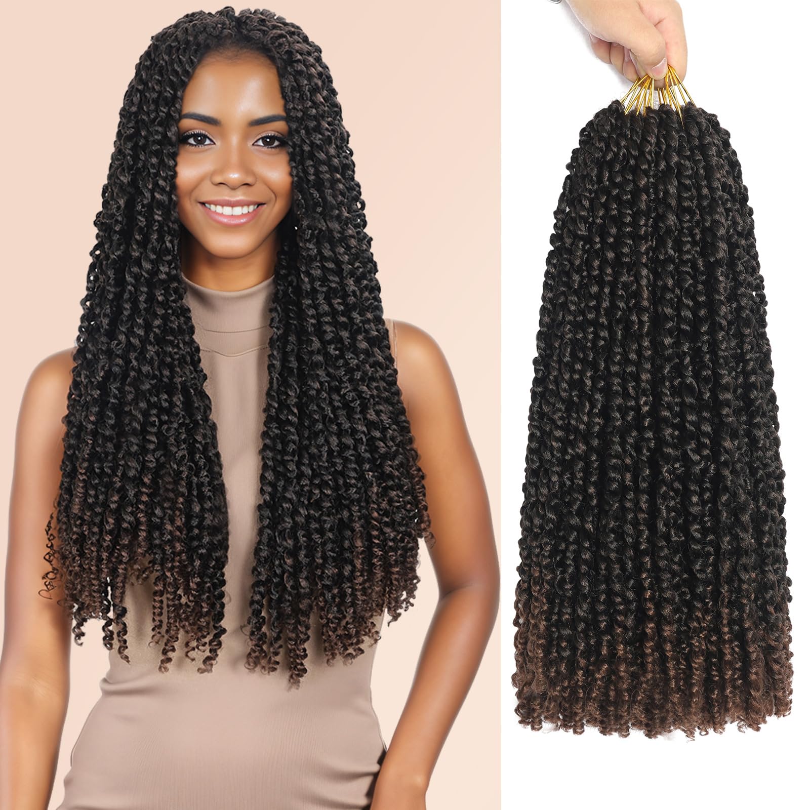 20 Inch Passion Twist Crochet Hair T30#