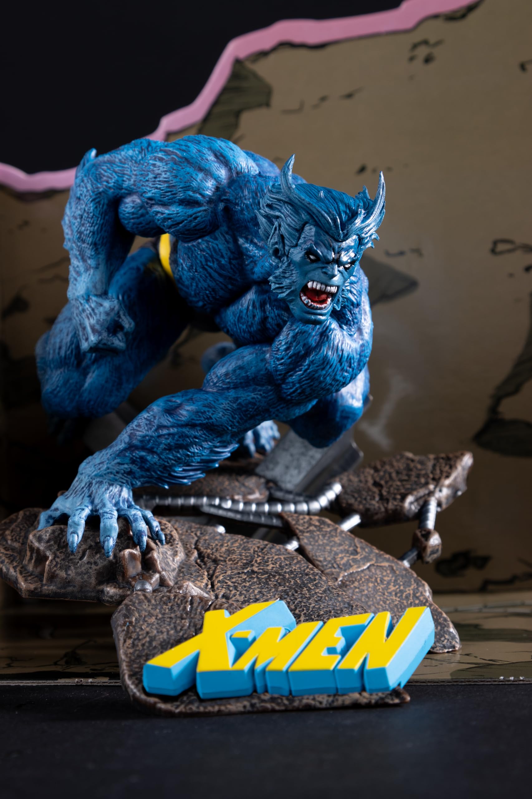 McFarlane Marvel Beast - Juguetes coleccionables a Escala 1:10 con Escena (X-Men #1)