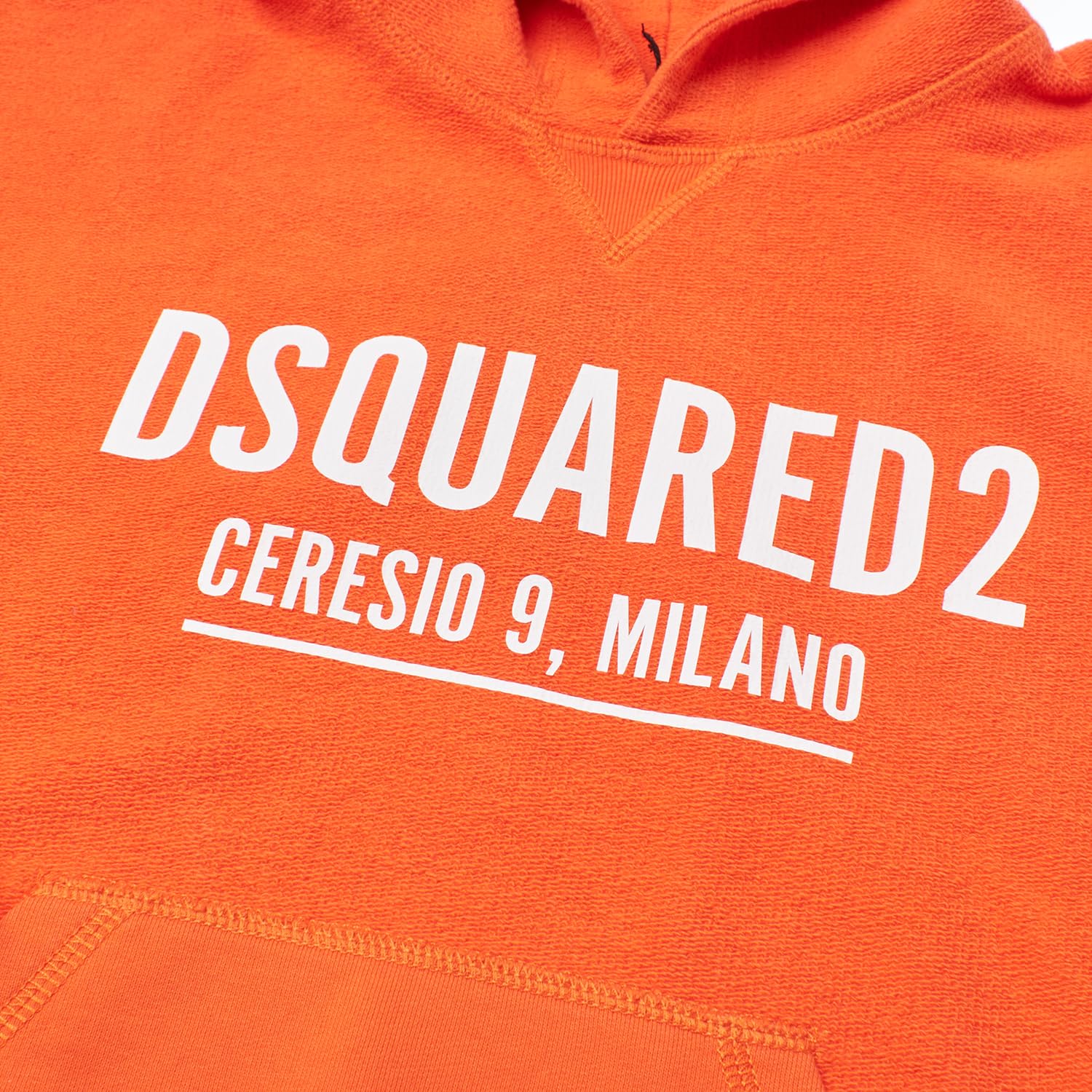DSQUARED2 Felpa con Cappuccio Slouch Fit Icon DQ1411D0-05UDQ da Ragazzo