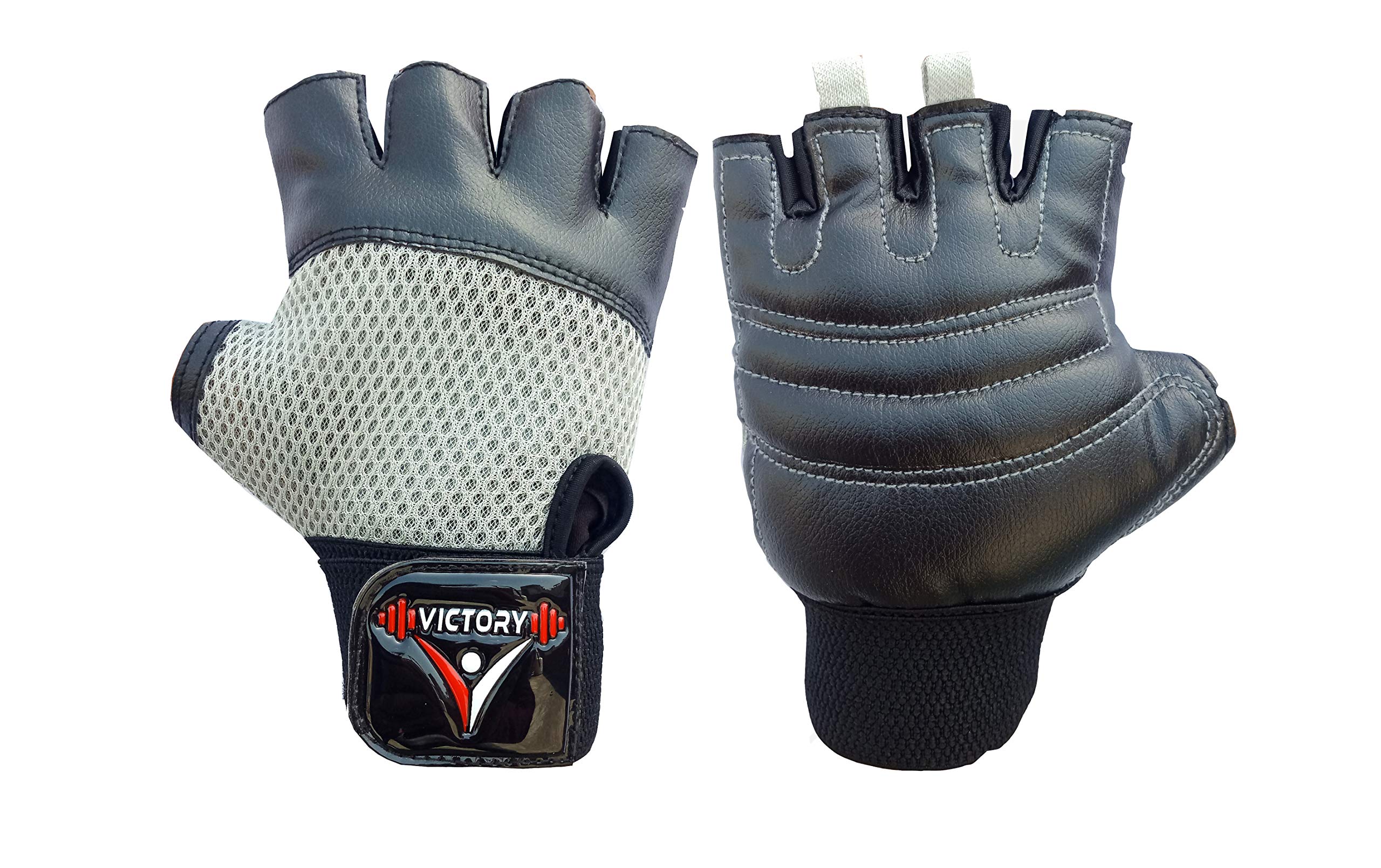 Victory Calvin -05 Gym & Fitness Glove with with Wrist Support (Grey) (B07TVPDHBZ) Amazon Price History, Amazon Price Tracker