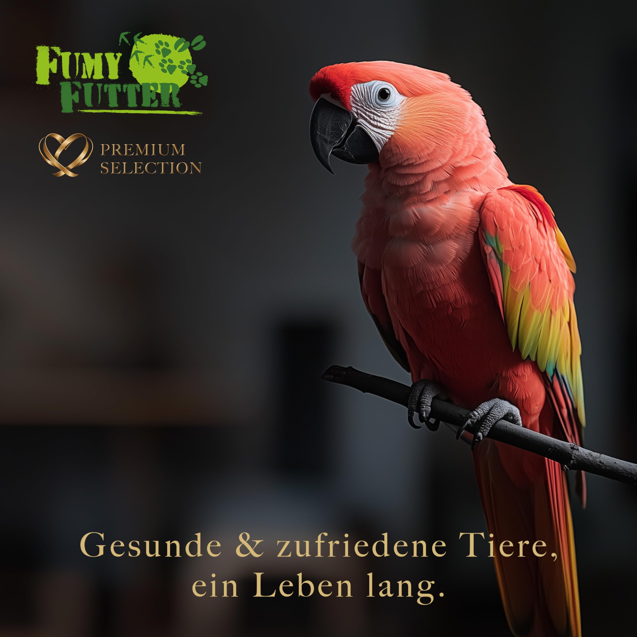 Papagei Frucht Mix, Exklusives Alleinfutter, Premium-Papageienfutter für Aras, Graupapageien und Amazonen, mit Früchten, Nüssen und Chilis verfeinert, 12,5kg, 1x Sack