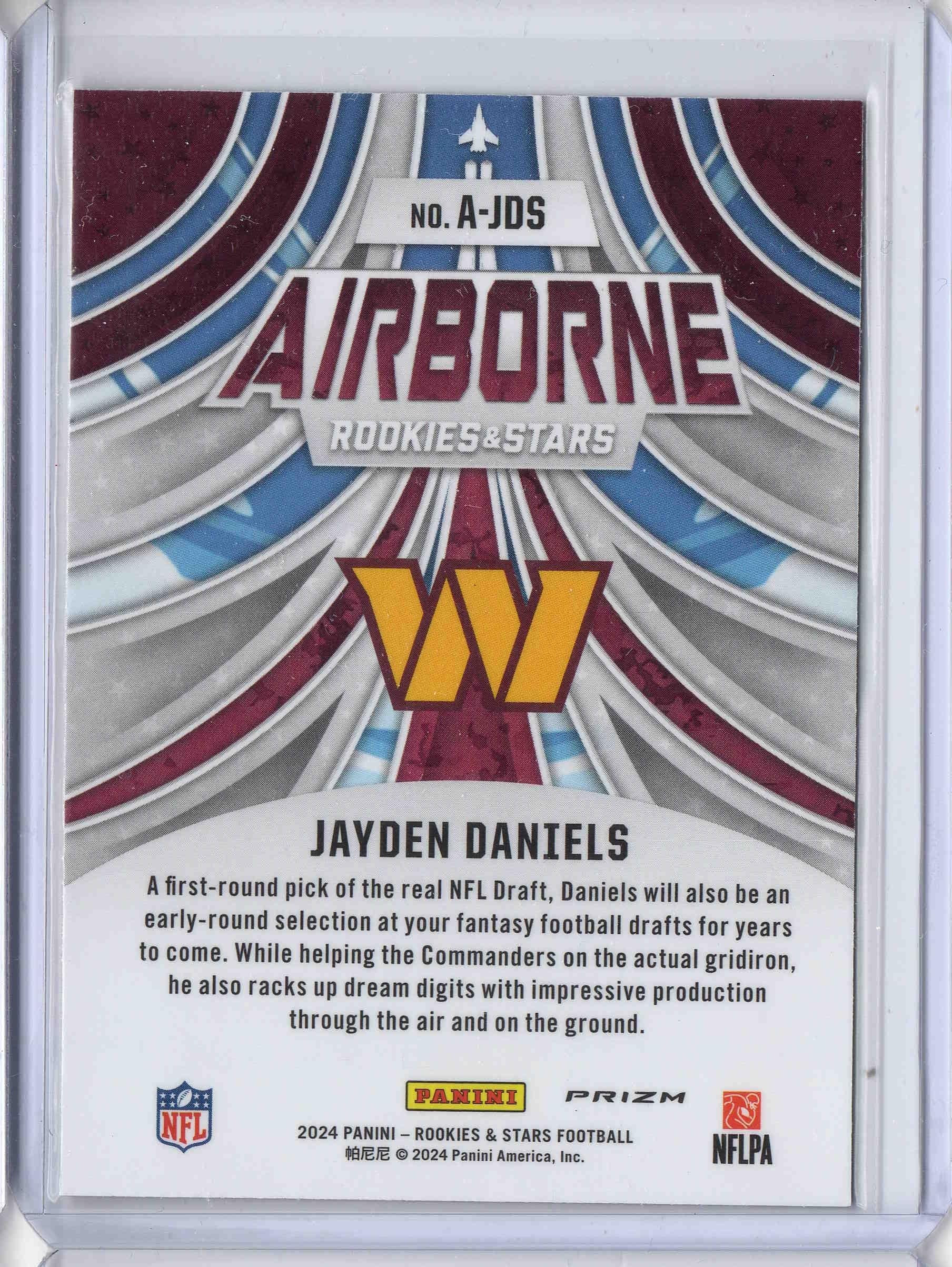 Amazon.com: 2024 Rookies and Stars Airborne Red Plaid #25 Jayden