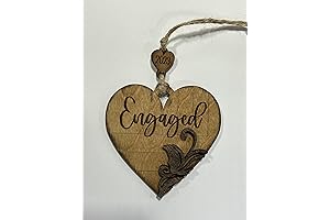 2023 Vintage Distressed Engaged Christmas Tree Ornament