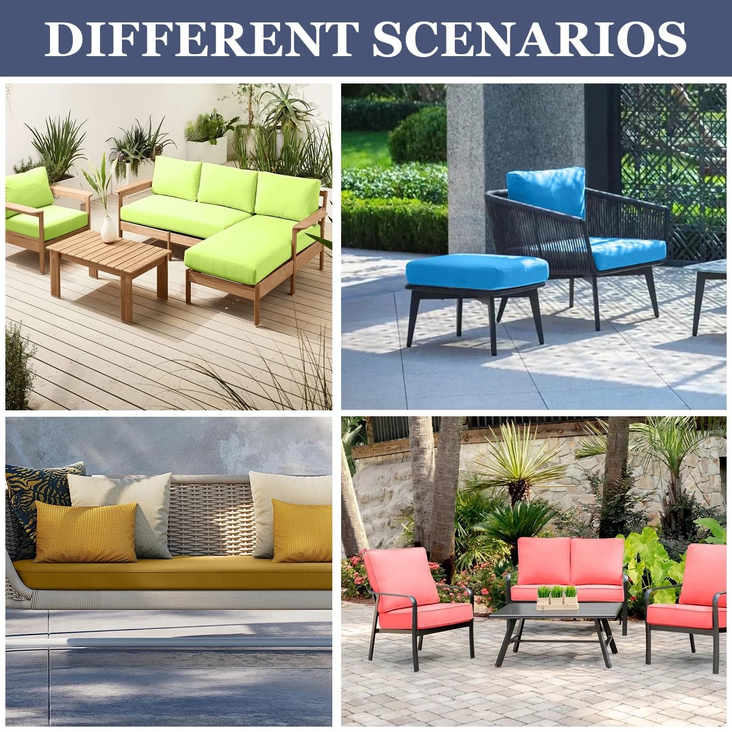 Cuscino per panca da giardino antiscivolo, 90 x 50 cm, 120 x 40 cm, 140 x 40 cm, 110 x 40 cm, impermeabile, per interni ed esterni, giardino, cortile, finestra (grigio, 70 x 35 x 5 cm)