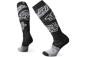 SmartWool Women's Ski Pattern Full Cushion Merino Wool Over The Calf Socks