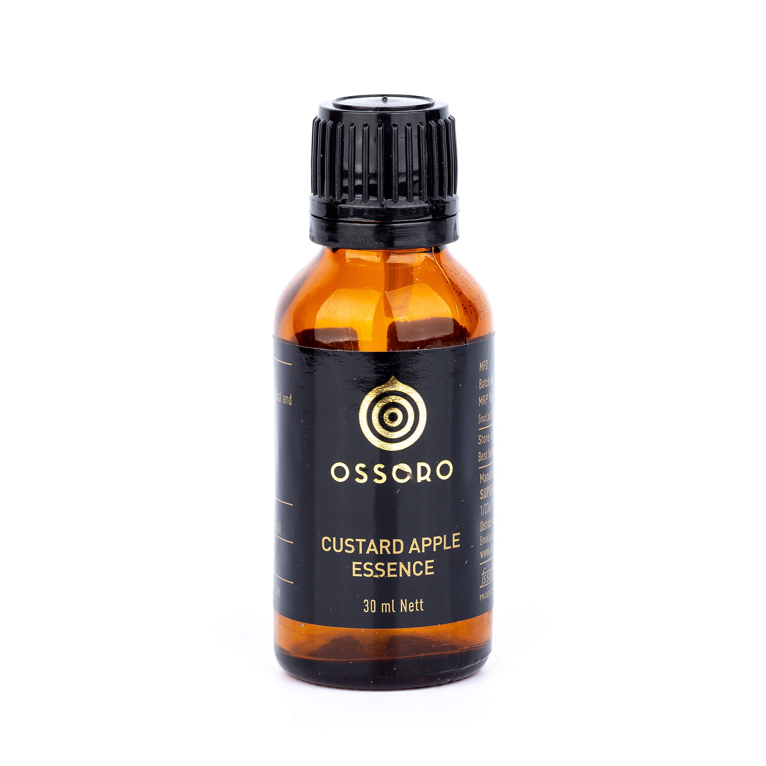 Ossoro Custard Apple Flavour Essence, 30ml/ Glass Bottle