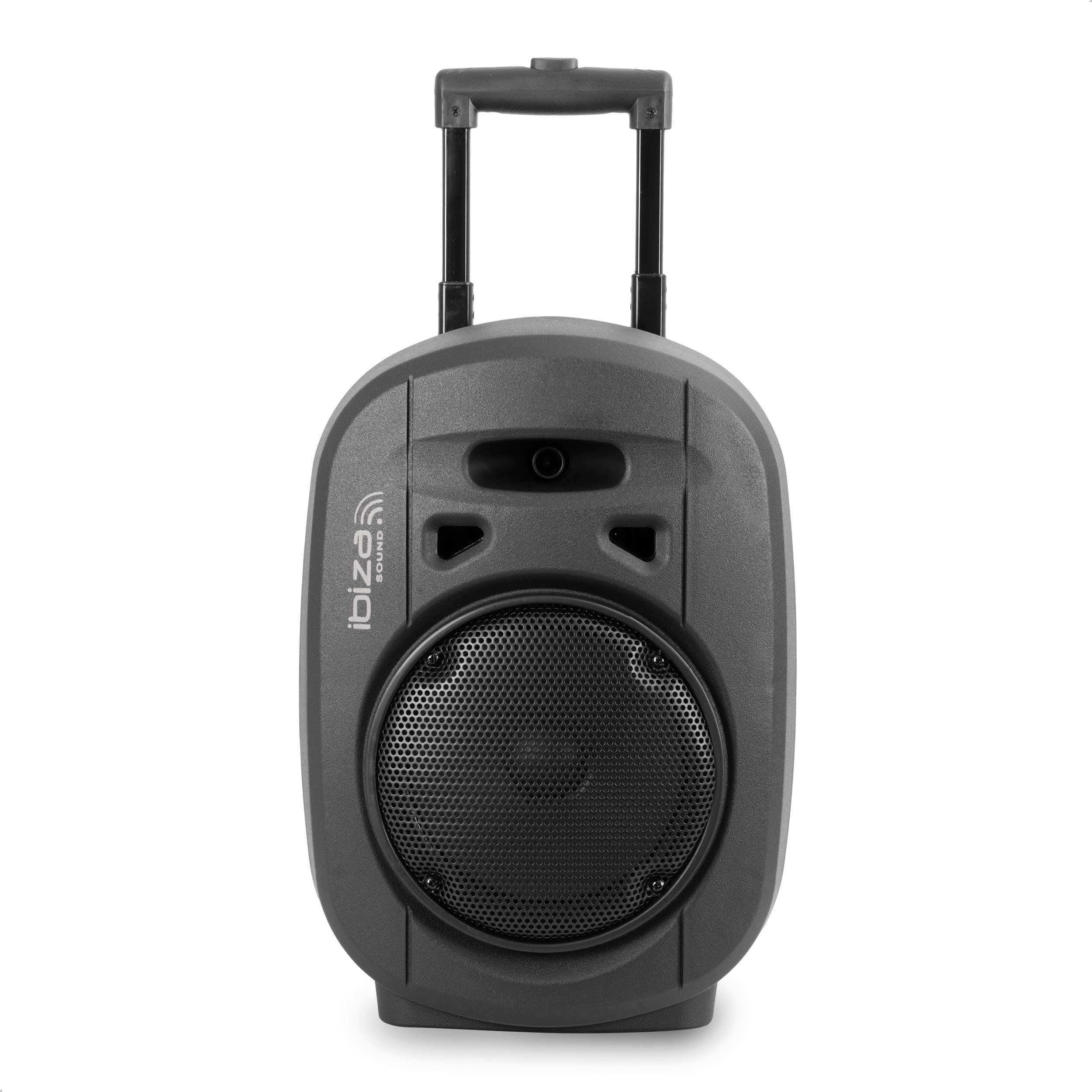 Ibiza PORT8UHF-MKII-TWS Tragbarer 8" Lautsprecher 400 W MAX Bluetooth USB SD TWS 6-8 Stunden Akkulaufzeit