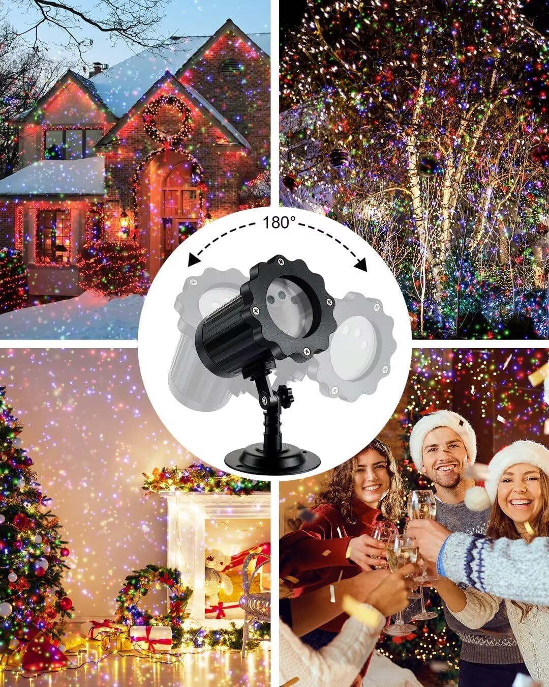 JACKYLED Christmas Light Projector