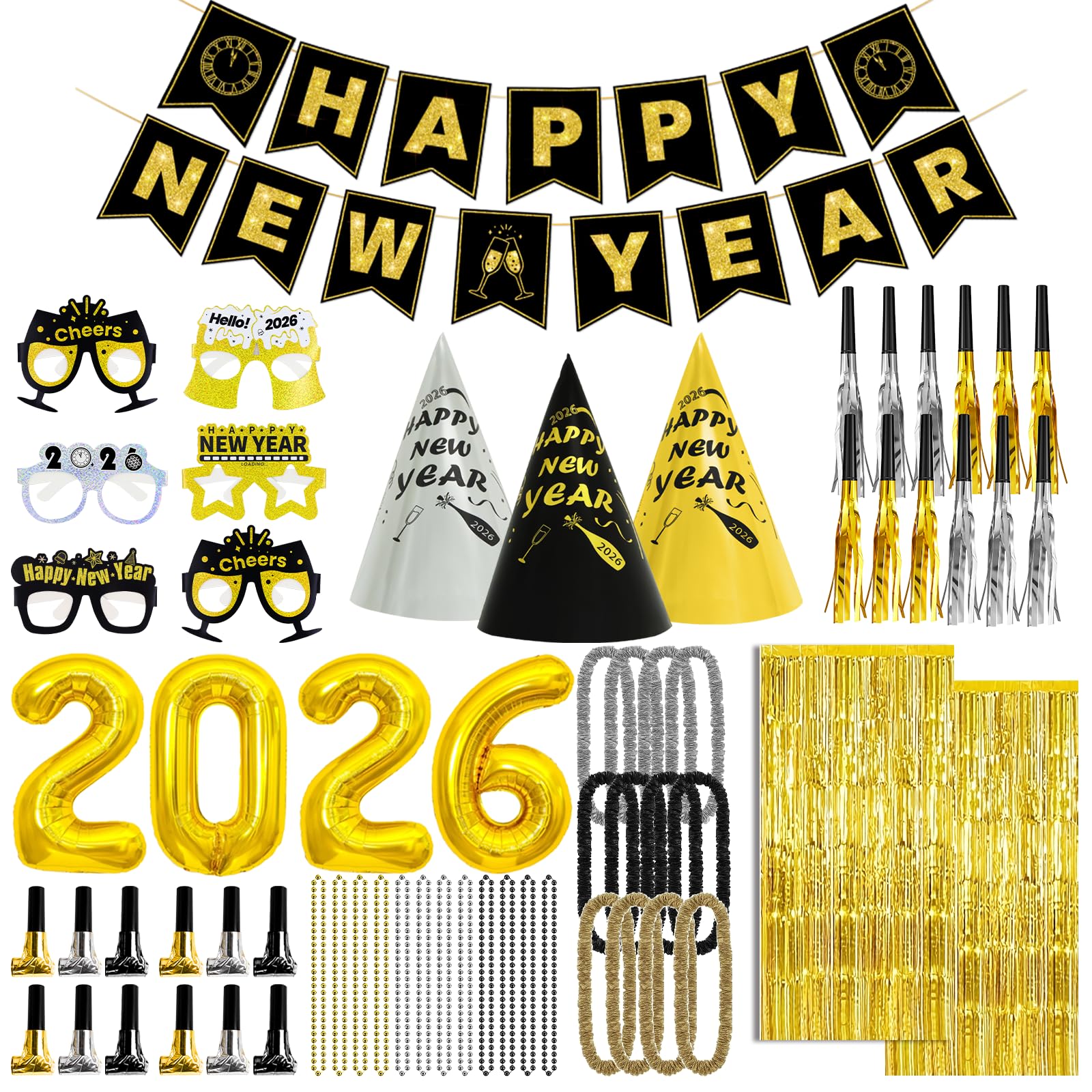 Locker.Ink | Transform Your Space with These Stunning New Year Decoration Ideas KINNJAS New Years Eve Party Kit 2026
