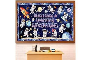 Blast into a Learning Adventure with Outer Space Bulletin Board Set