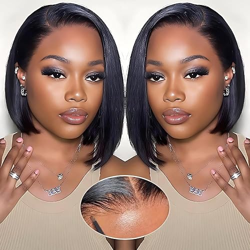 Bob Wig Human Hair - 10 Inch - 5x5 Glueless Human Wig
