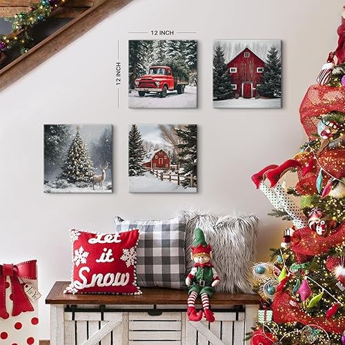 Miniatura 154 de Decoración rústica de cabaña, arte de pared de oso de vida silvestre, bosque, guardería, águila, lobo, alce, ciervo, imágenes para sala de estar,