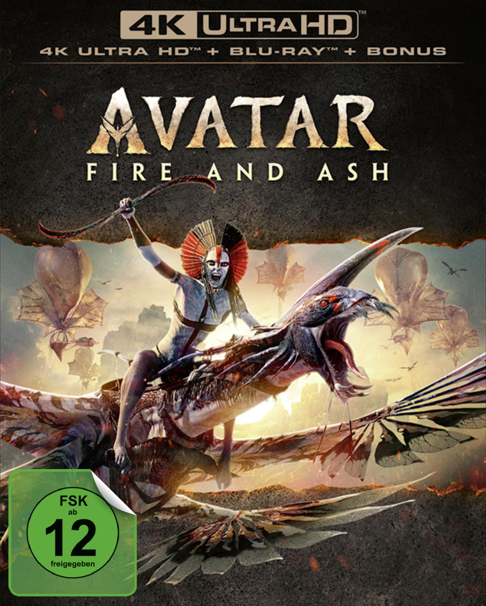 Avatar: Fire and Ash. UHD + Blu-ray