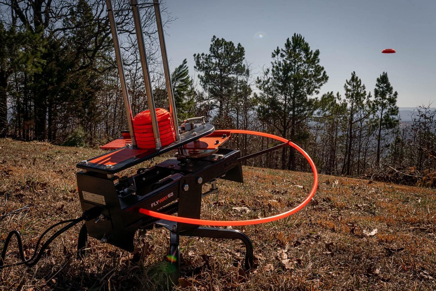 Do-All Outdoors FW60 Flyway 60 Auto Clay Pigeon Trap, Holds 60 Clays