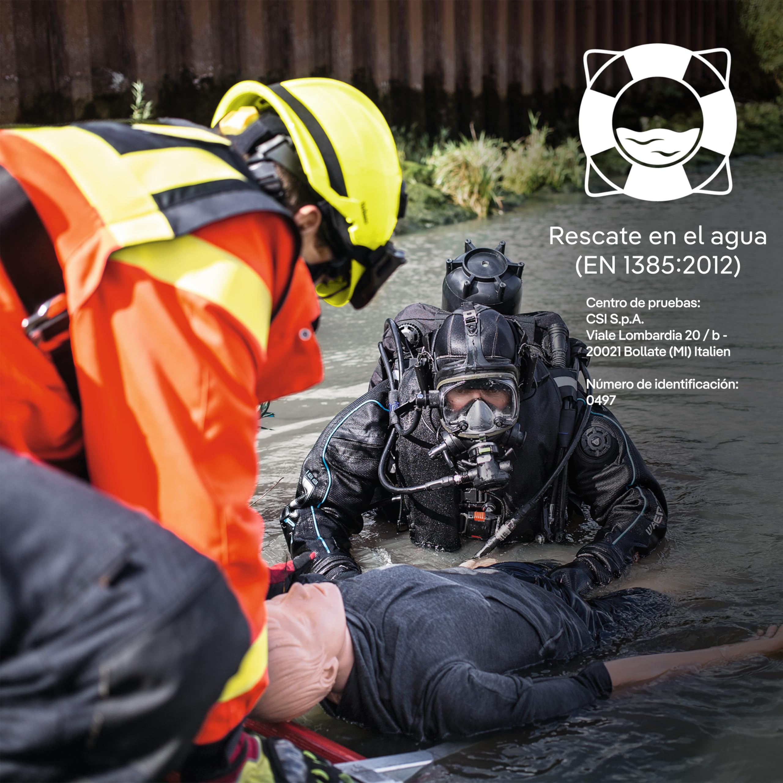 Dräger HPS 3500 Set Casco de Seguridad Premium Ajustable con Gafas para Obras, minería, Bomberos y Operaciones de Emergencia.