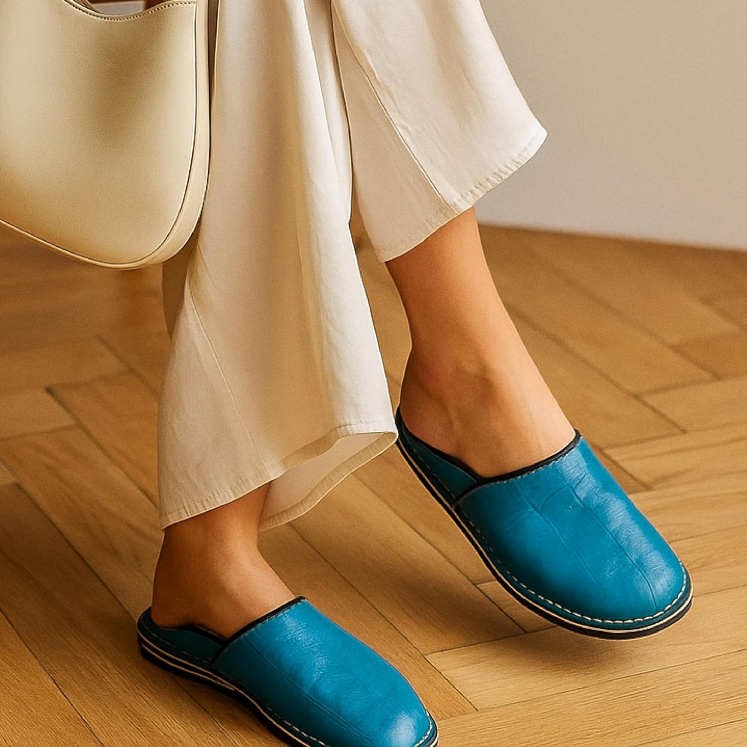 Moroccan babouche shoe, Leather slipper, Unisex Handmade Babouches slippers Dyed With Natural Color, babouche men, babouche women