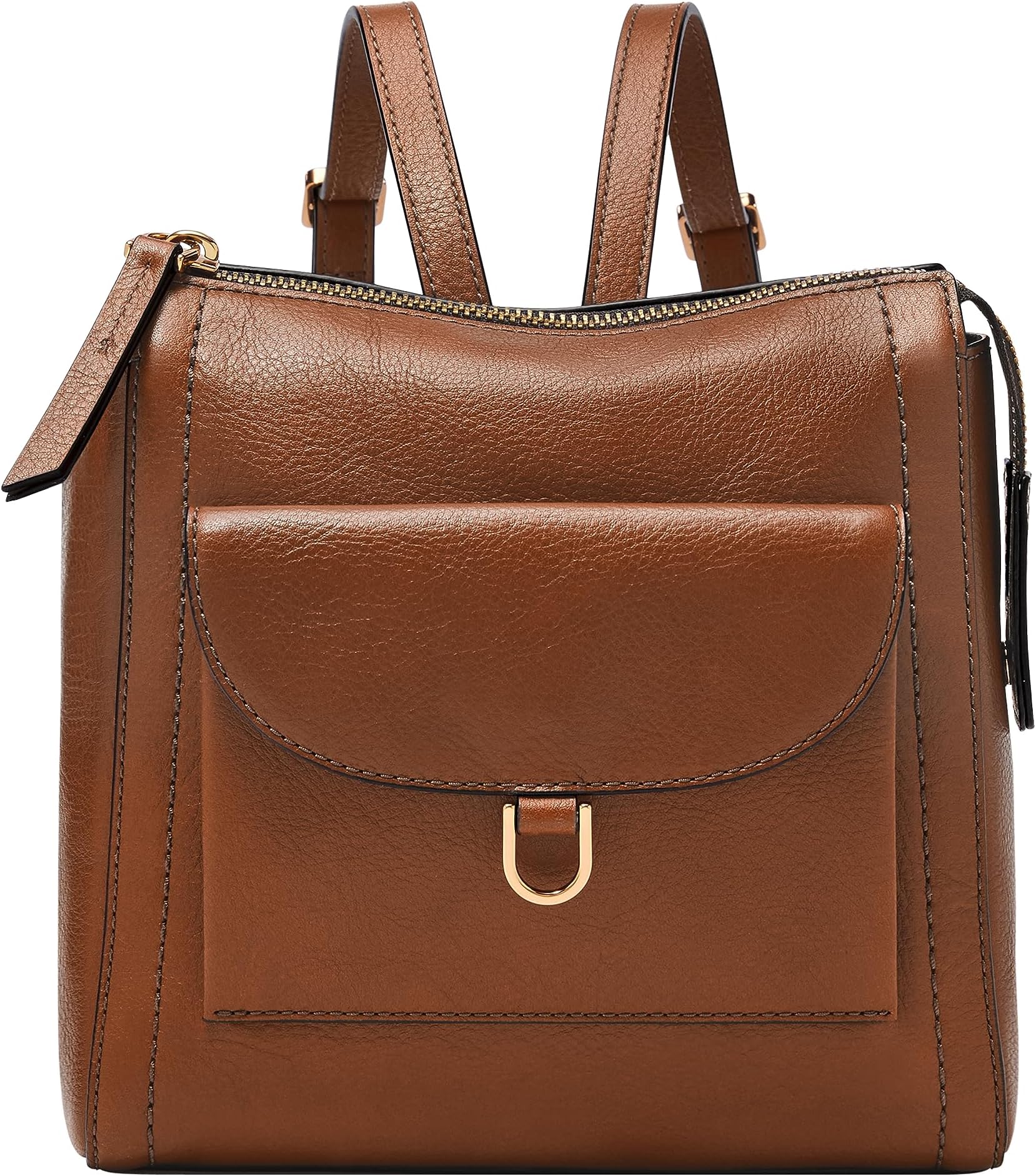 Fossil Women's Parker Leather Convertible Backpack Purse Handbag for Women