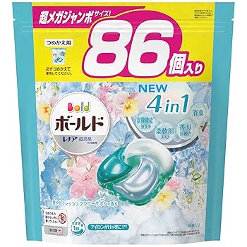 ジェルボール 爽やかフレッシュフラワーサボンの香り 92個 3袋 716OrzuoRjL._AC_SY200_QL15_.jpg