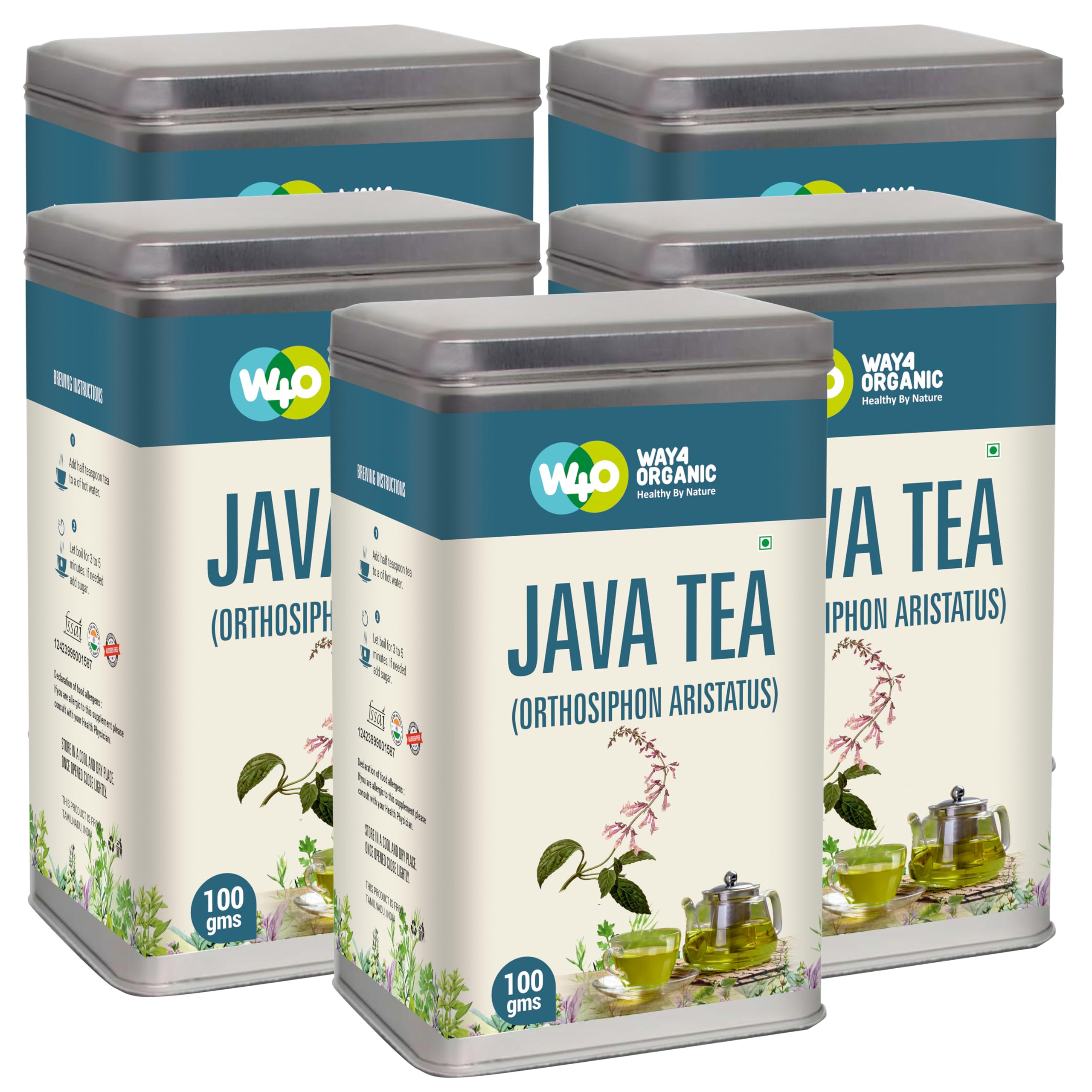 Way4Organic Java tea (Orthosiphon aristatus) 100 g (Pack of 5) (B09K41MN2H) Amazon Price History, Amazon Price Tracker