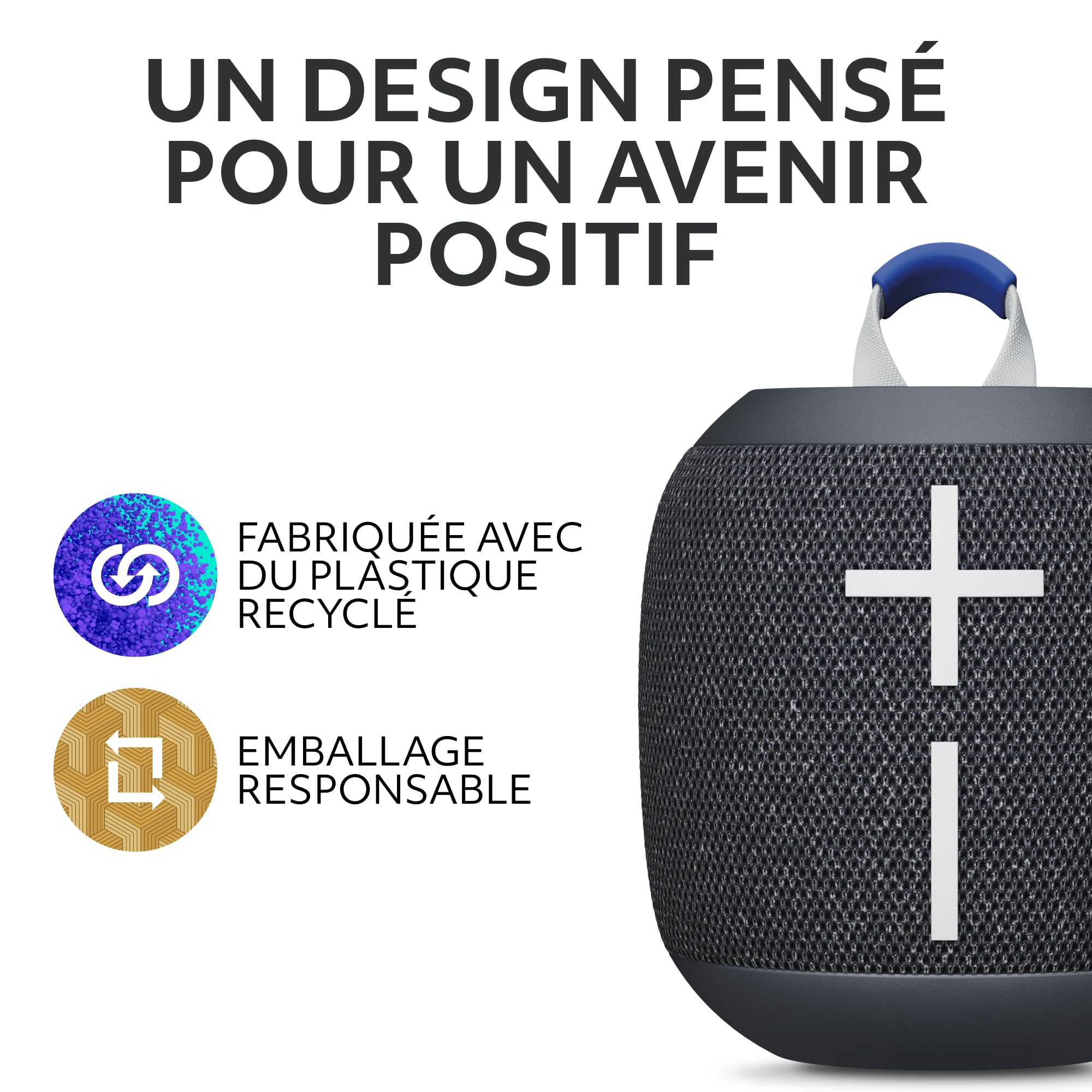 Ultimate Ears Wonderboom 4 Enceinte Bluetooth Portable étanche Son 360° Basses 40m Noir