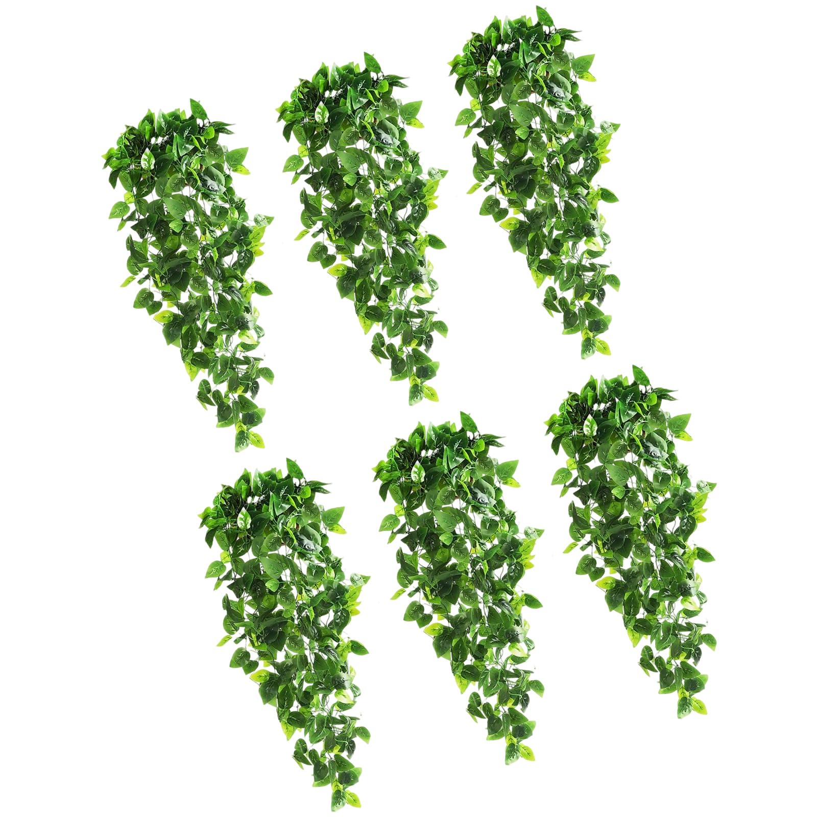 Kaeltsyn Manufactured Green Hanging Foliages 6 Bundles Premium Alternative Branches for Partition Area Enhancement Gate Window Decors